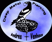 Dieses Bild zeigt das Logo des Unternehmens Deep Metal Piercing & Bodymodification
