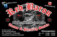 Dieses Bild zeigt das Logo des Unternehmens Red Baron Tattoo & Piercing Studio